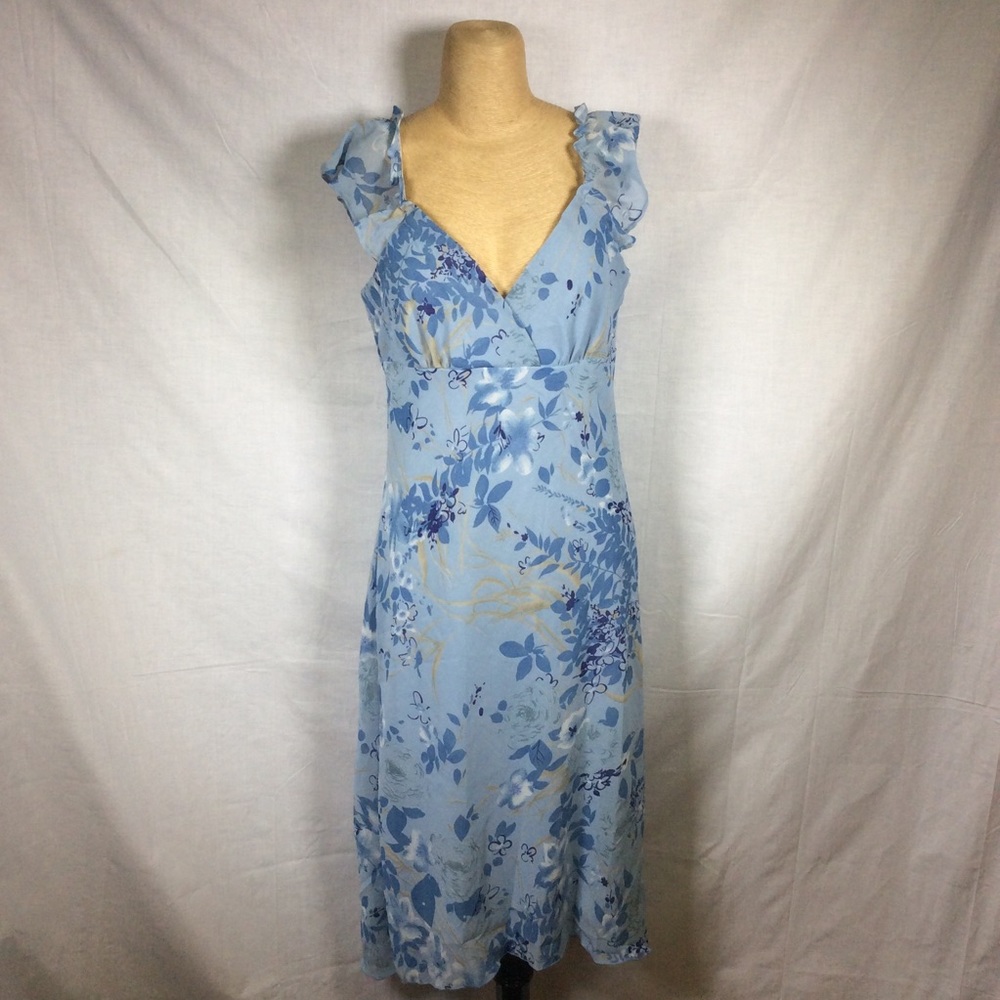 Mileage Blue Floral Dress